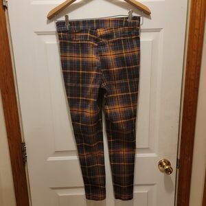 Free People We The Free Plaid Pants. Size 28.
